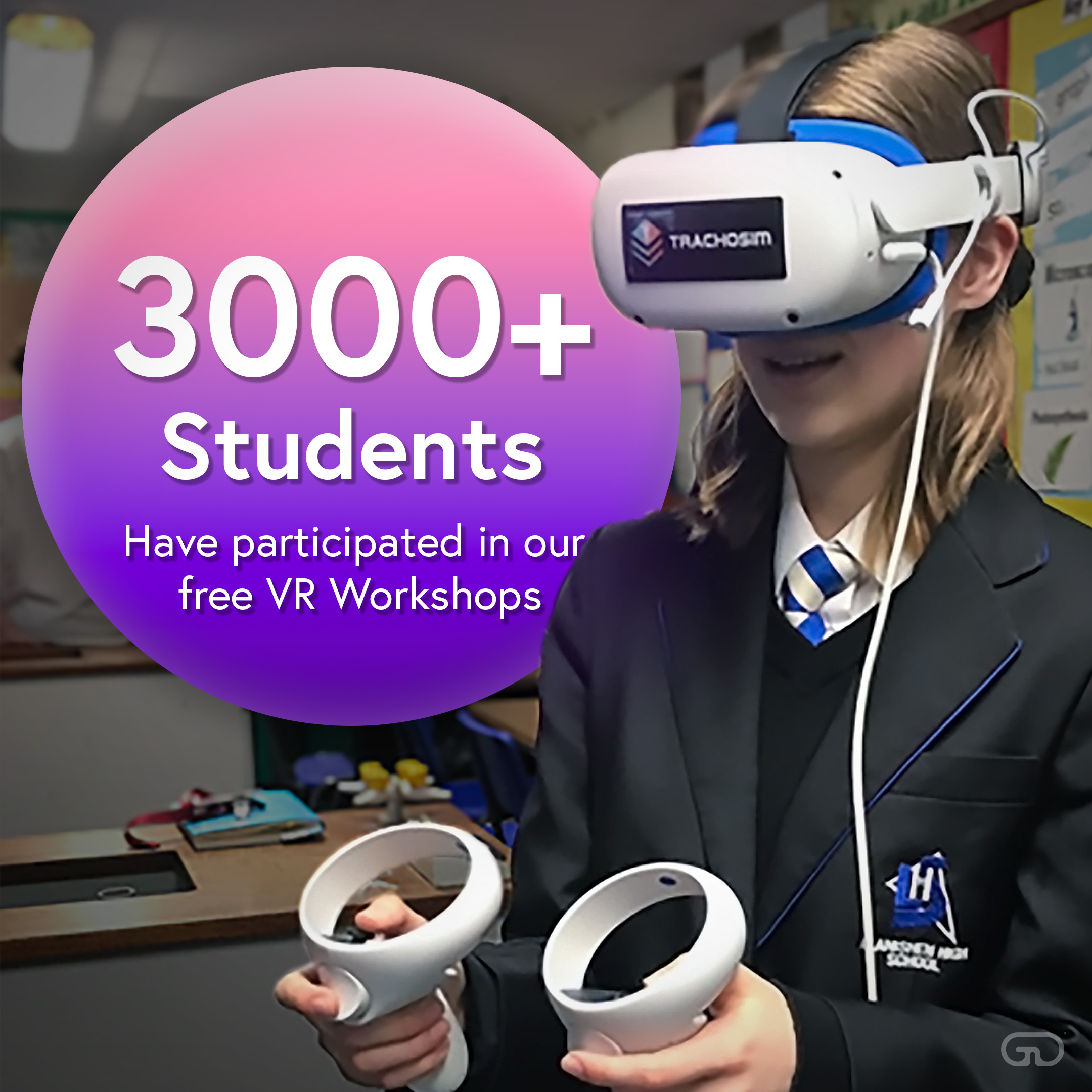 Goggleminds FutureMinds workshop in a school classroom